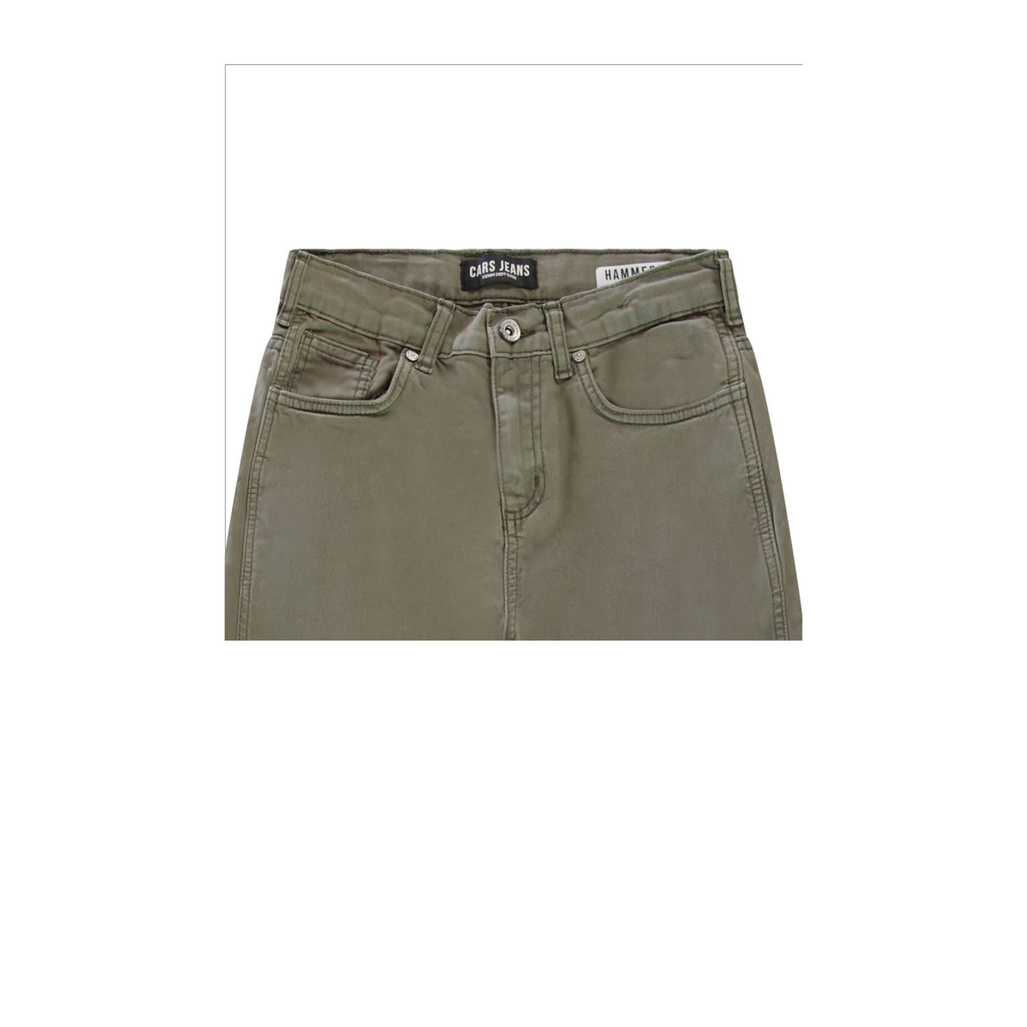 Cars regular casual broek donkergroen