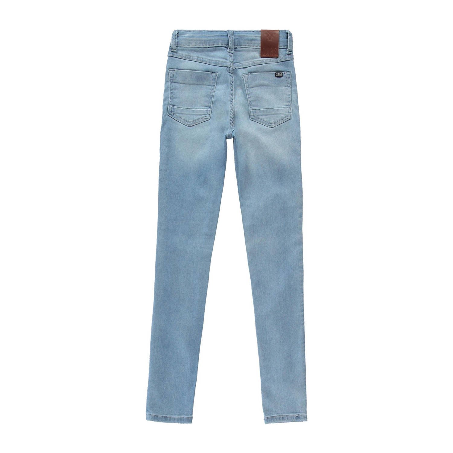 Cars high waist skinny jeans light blue denim
