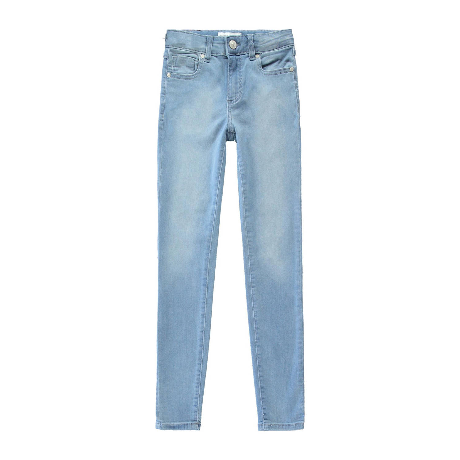 Cars high waist skinny jeans light blue denim