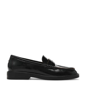 Adison leren loafers zwart