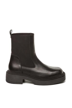 Churro leren chelsea boots zwart