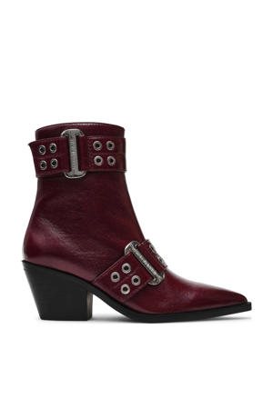 Splurge enkellaarzen bordeaux