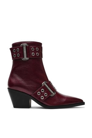 Splurge enkellaarzen bordeaux