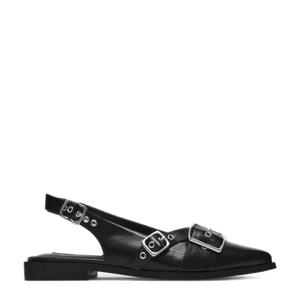 Grezly slingback loafers zwart