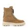 Nubikk Fae Bobbi Fur Jr gevoerde suède veterboots camel