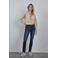 Didi high waist dark blue denim