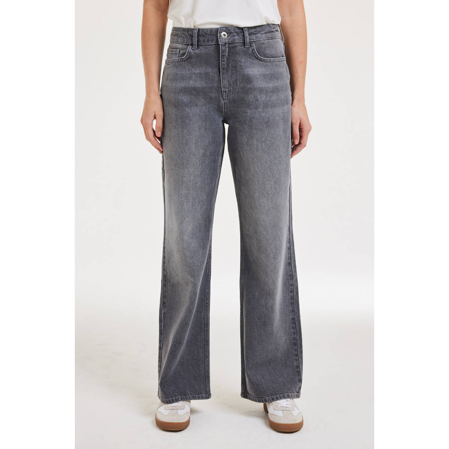 Didi wide leg jeans grey denim