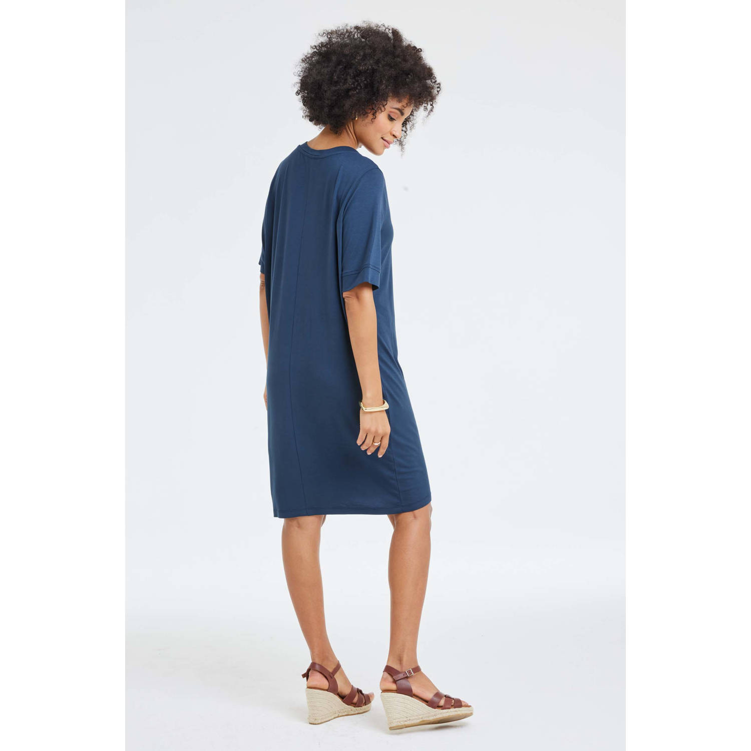 Didi jurk donkerblauw