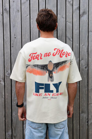 oversized T-shirt beige