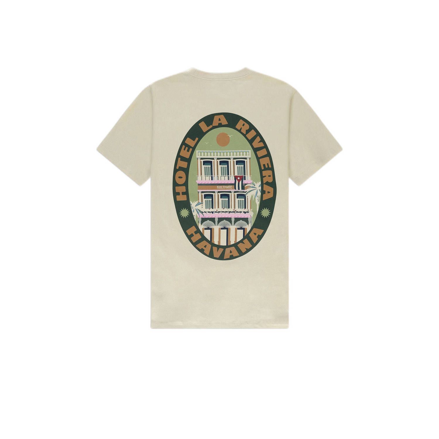 Kultivate regular T-shirt beige