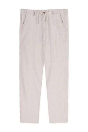 linnen loose casual broek ecru