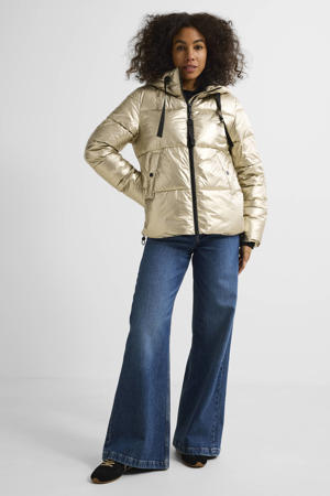 winterjas goud
