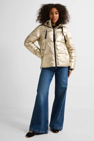 winterjas goud