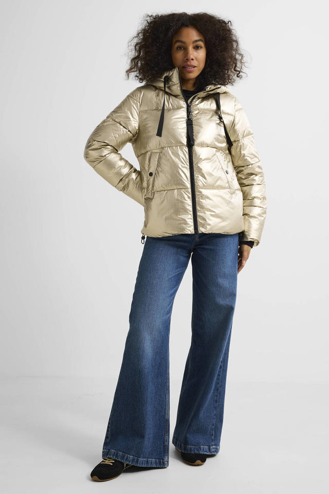 Generisch Winterjas voor dames en heren, voor sport, winter, vrije tijd, eenkleurig, met capuchon, broek met kwastjes, sportpak, oranje, XXL
