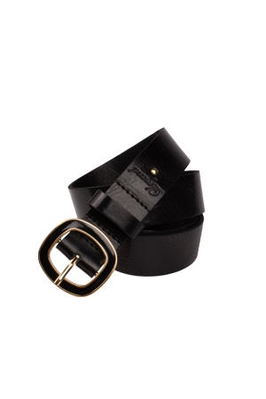 leren riem zwart