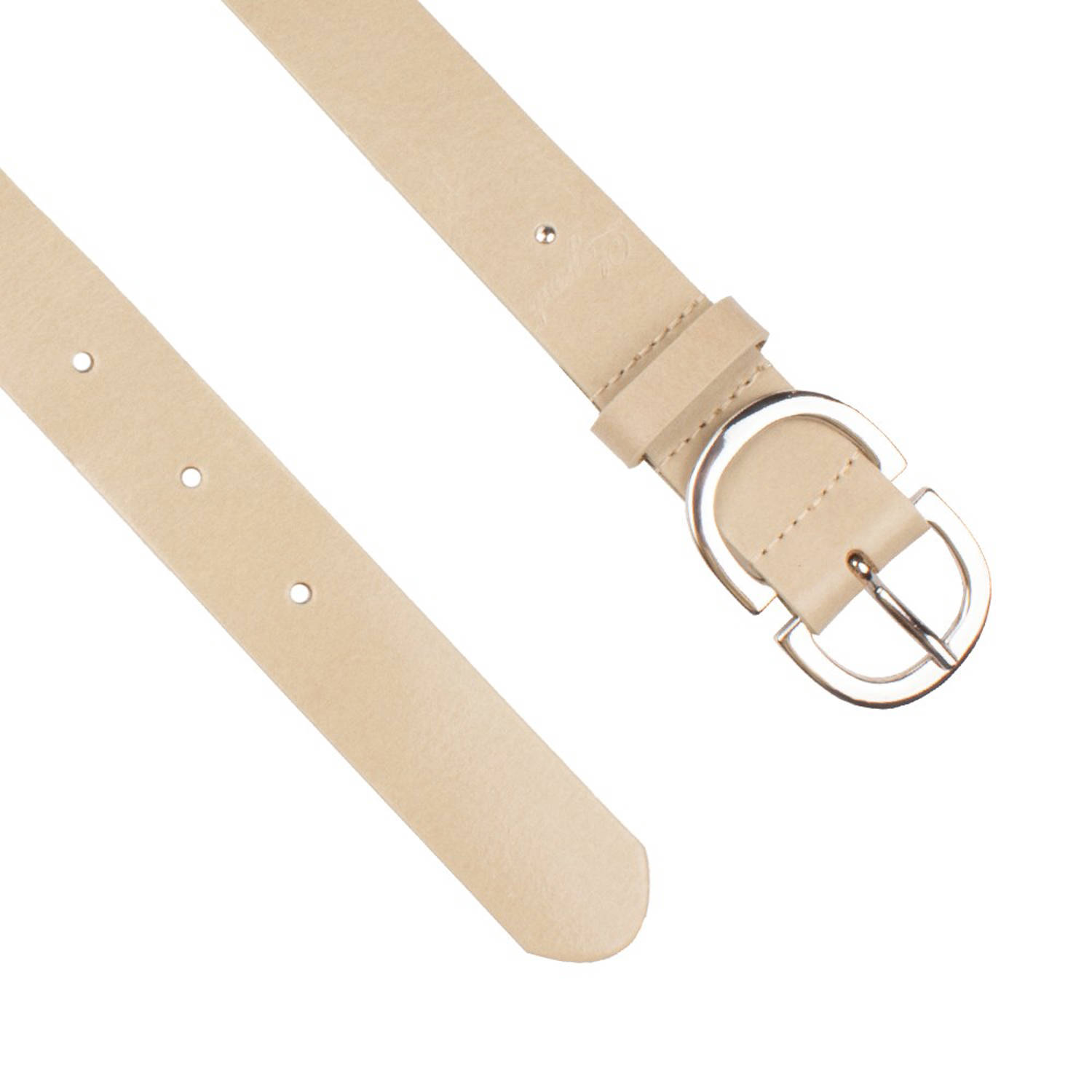 Legend leren riem beige