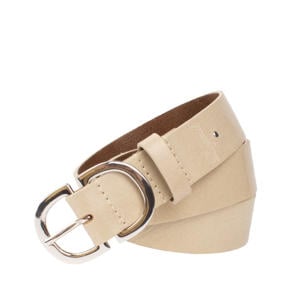 leren riem beige