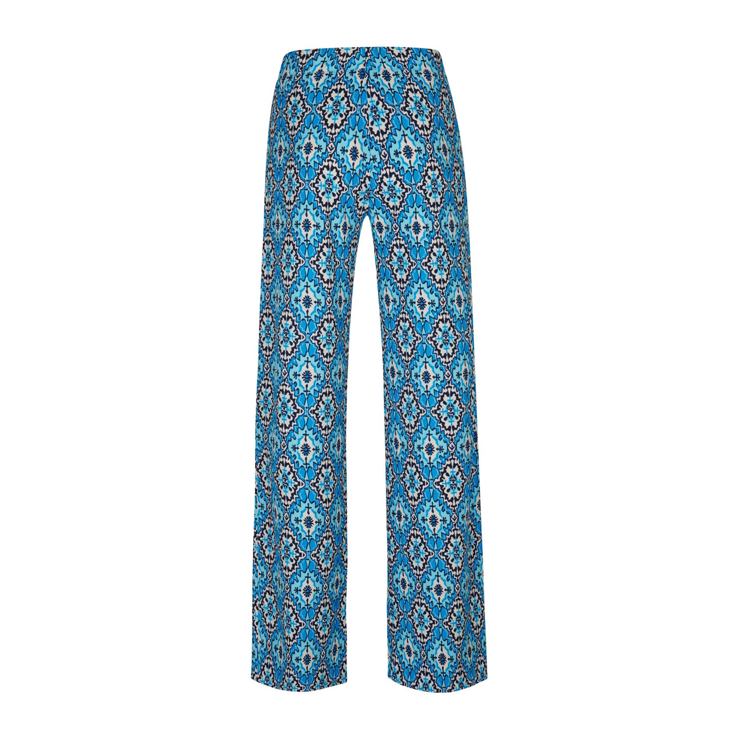 Miss Etam wide leg high waist broek blauw