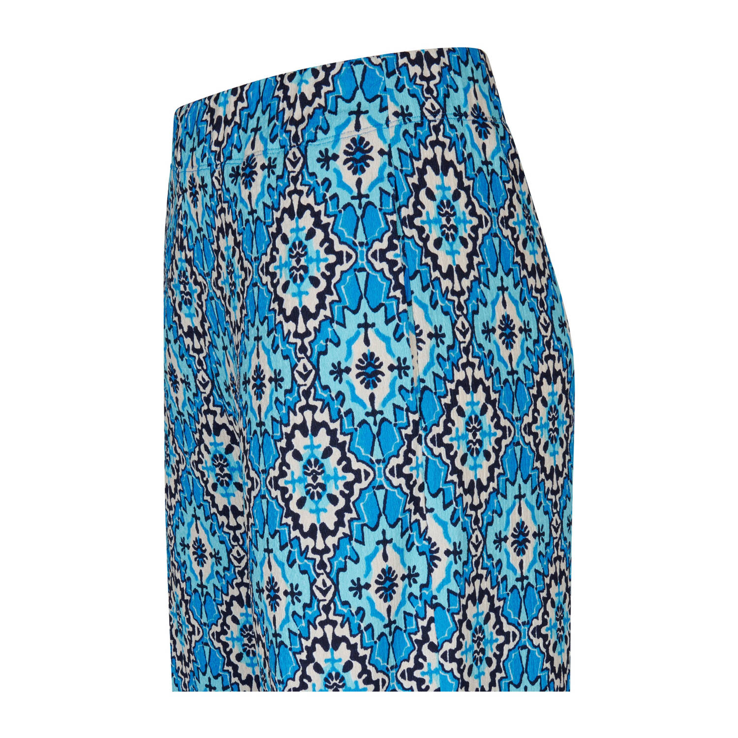 Miss Etam wide leg high waist broek blauw