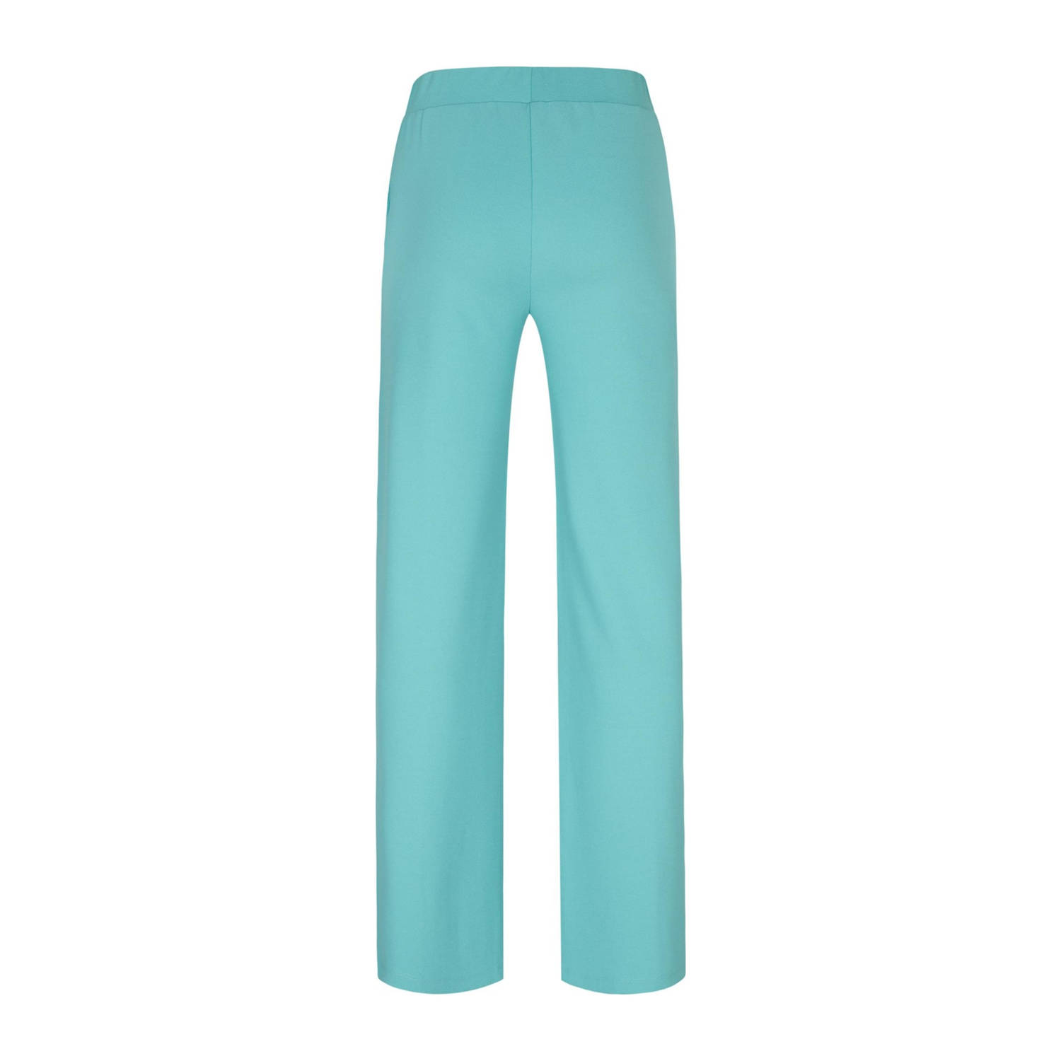 Miss Etam wide leg regular waist pantalon lichtblauw