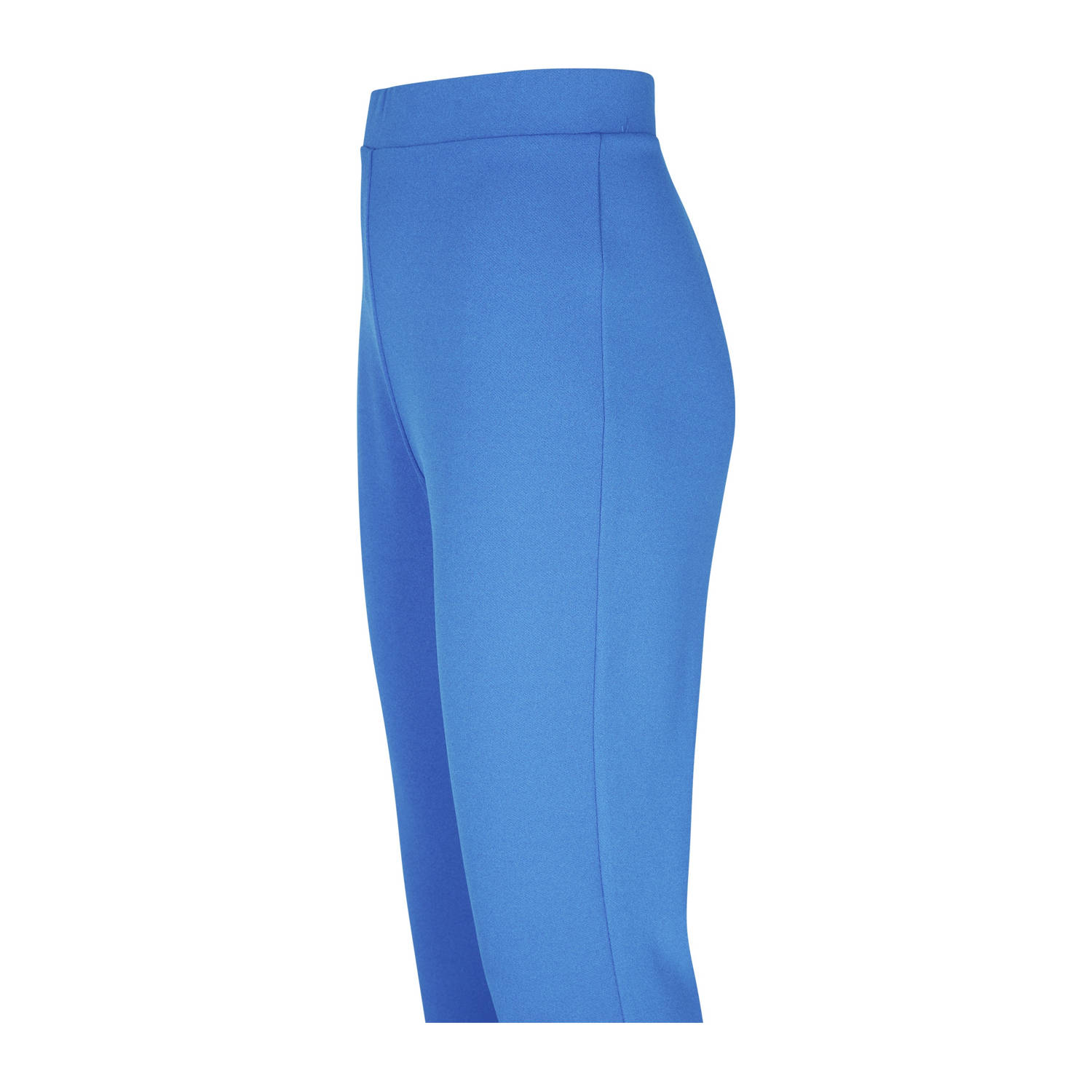 Miss Etam slim regular waist flared broek blauw