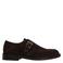 Manfield suède gespschoenen donkerbruin