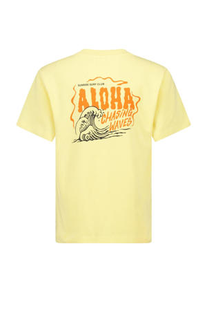 T-shirt lichtgeel
