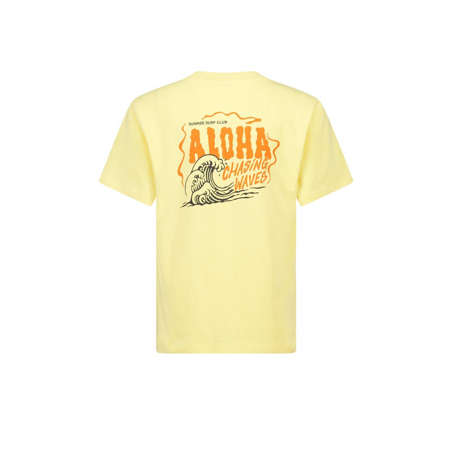 America Today T-shirt lichtgeel