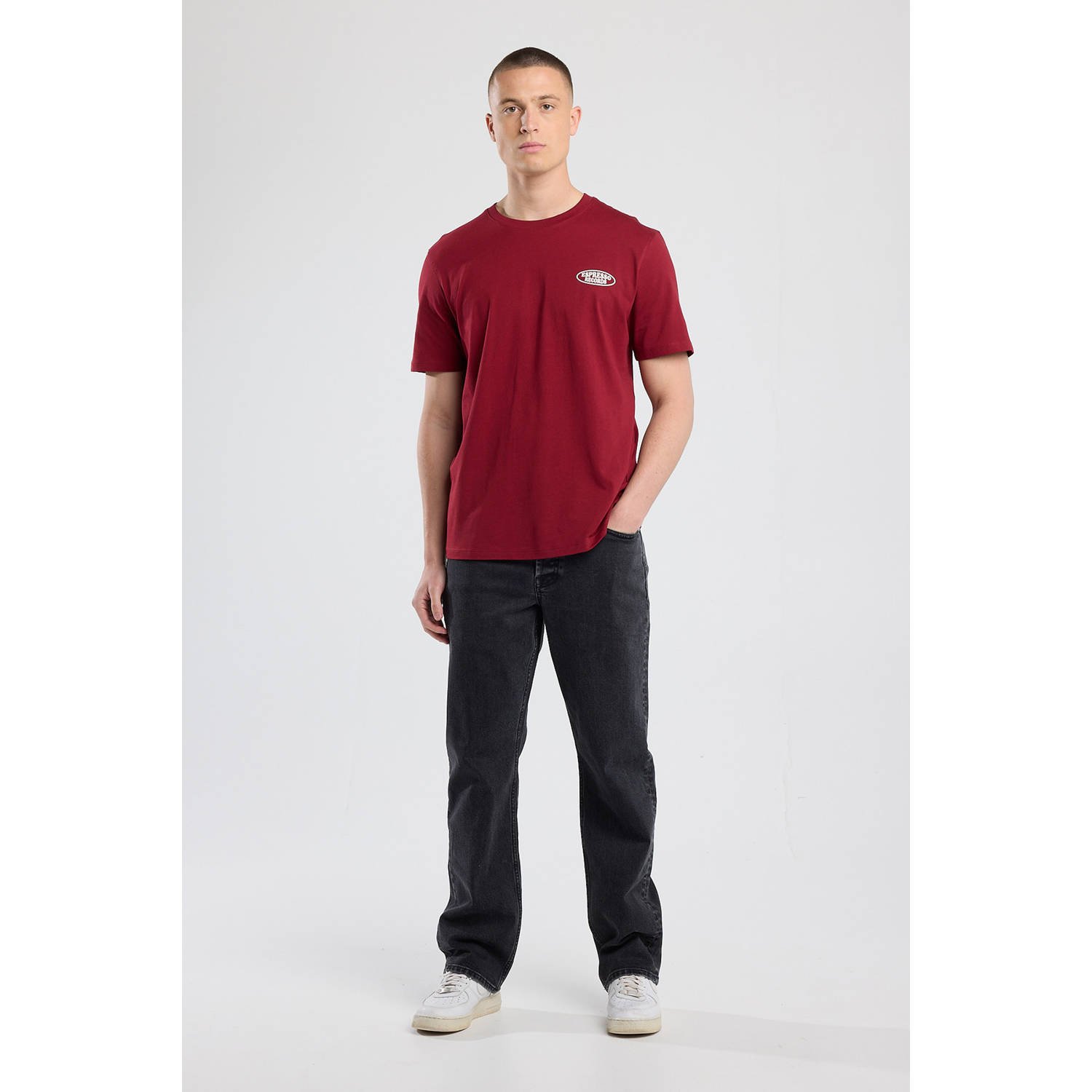 America Today regular T-shirt rood