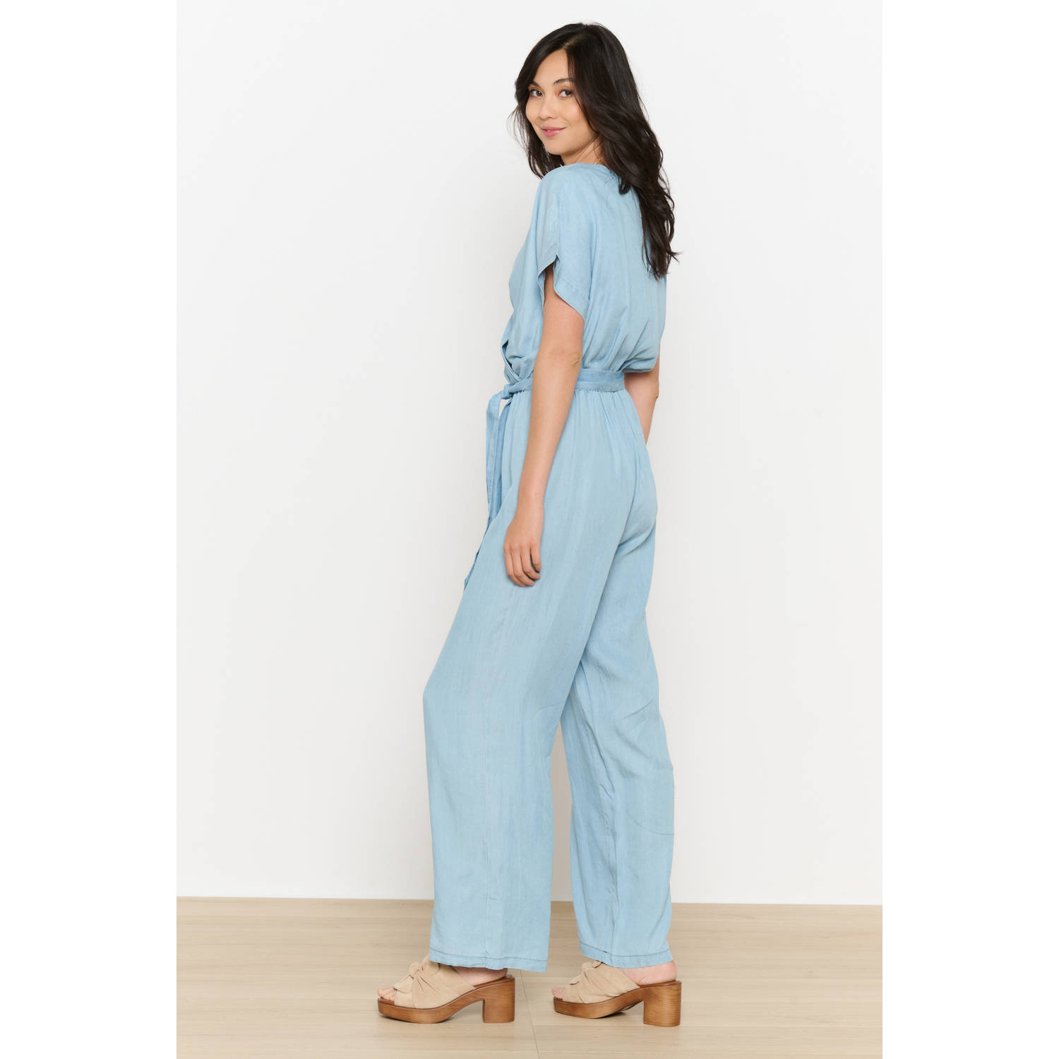 LOLALIZA light blue denim jumpsuit