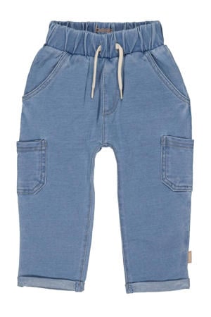 regular waist regular fit jog denim stonewashed