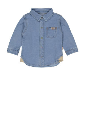 denim overhemd stonewashed