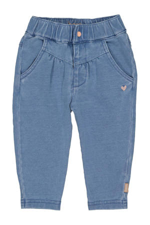 regular waist regular fit jog denim stonewashed