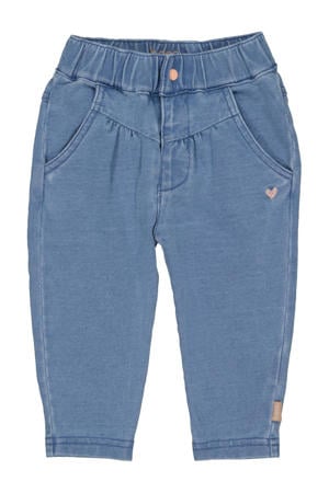 regular waist regular fit jog denim stonewashed