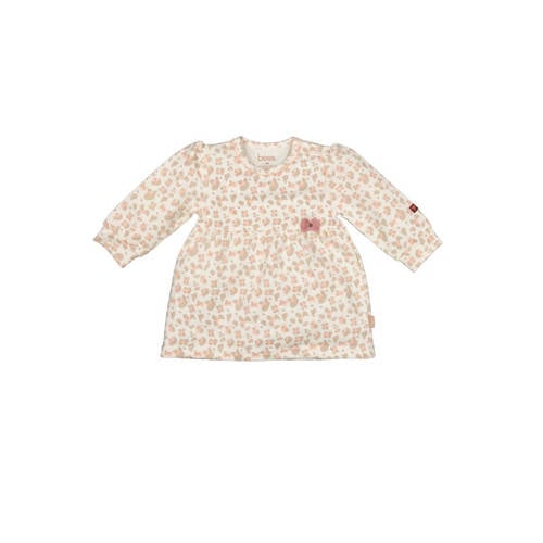 BESS korte jurk met panterprint beige afbeelding