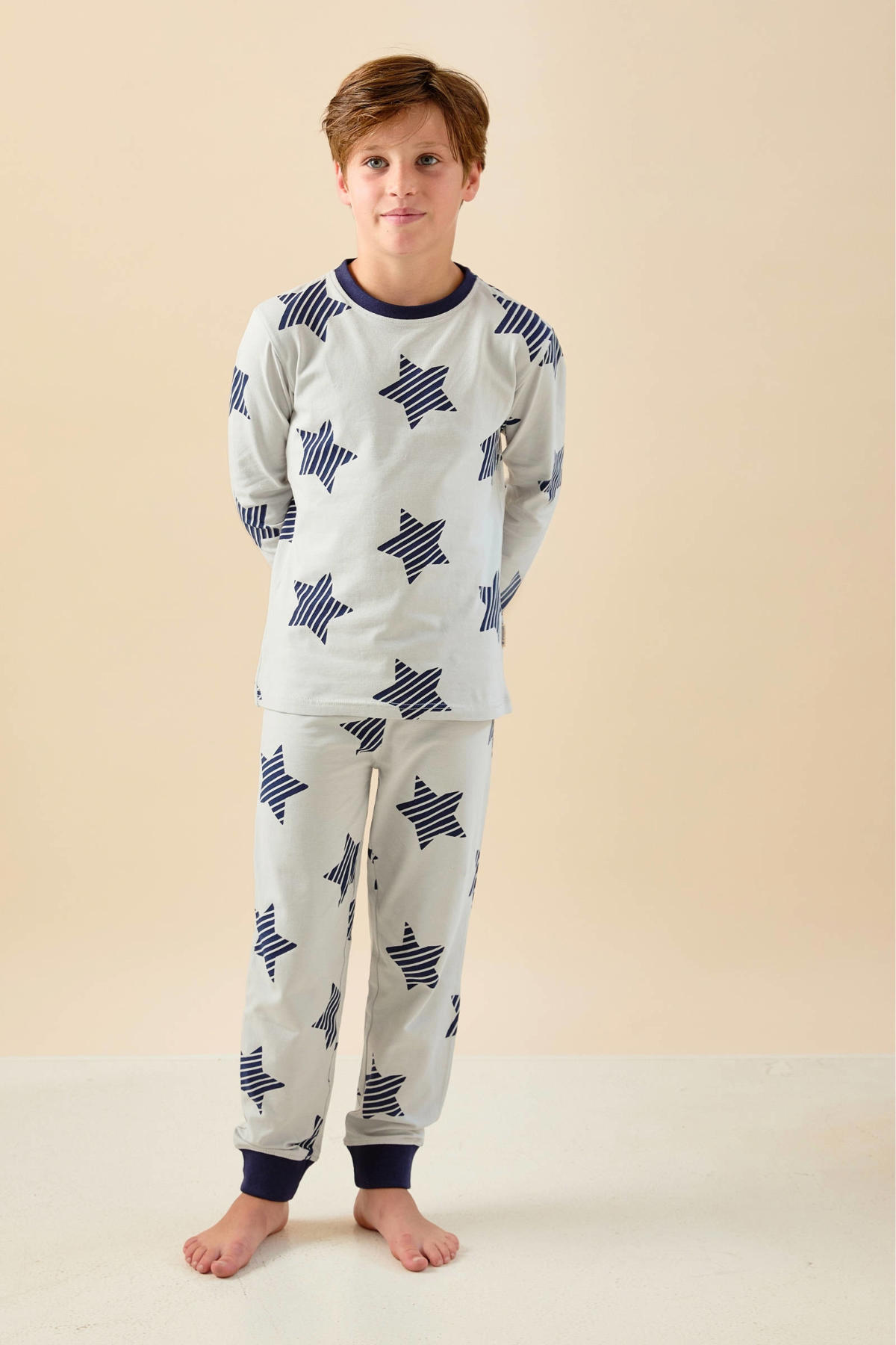 Pyjama Lable Little Label pyjama met sterren print | wehkamp