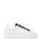 Nubikk Jagger Roman leren sneakers wit