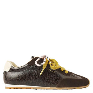 Billy Lou leren sneakers donkerbruin