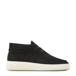 Jiro Gio suède enkelboots zwart