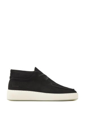 Jiro Gio suède enkelboots zwart
