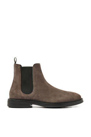 Tucson Rai suède chelsea boots donkergrijs