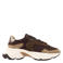 Nubikk Ross Noa chunky suède sneakers bruin/beige