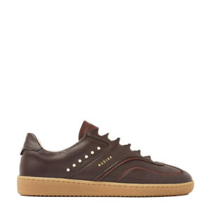 Ray Owen Studs leren sneakers bruin