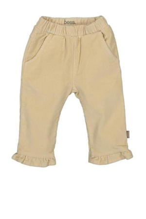 corduroy flared flared broek beige