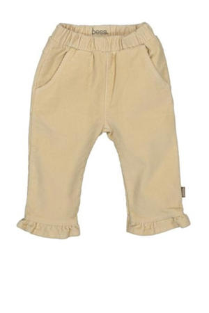 corduroy flared flared broek beige