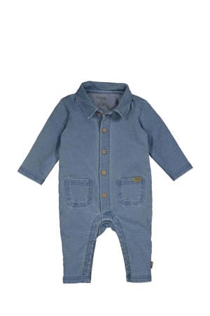 jog denim jumpsuit  stone wash