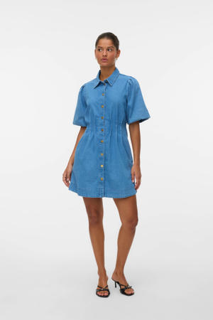denim spijkerjurk medium blue denim