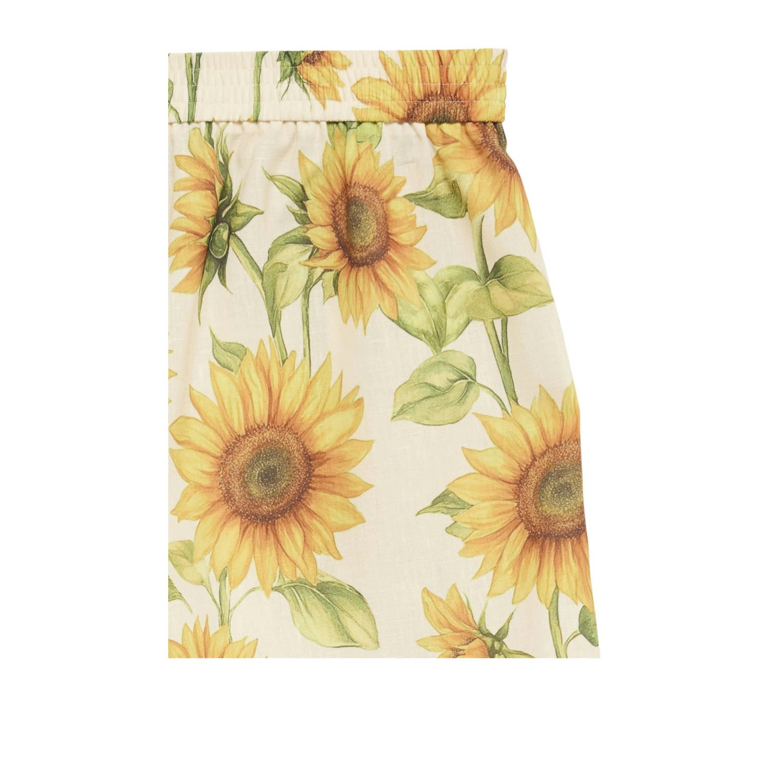 VERO MODA straight regular waist broek wit