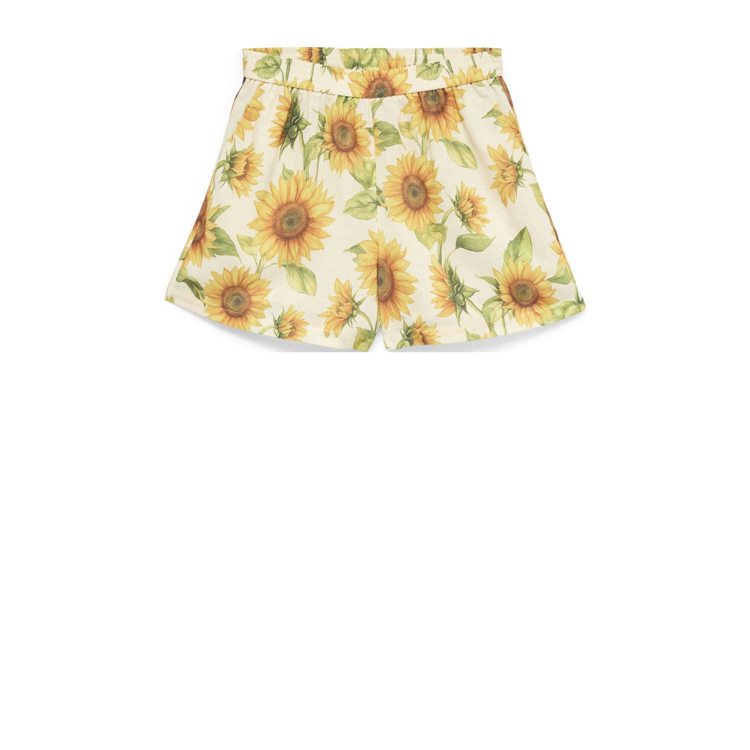 VERO MODA straight regular waist broek wit