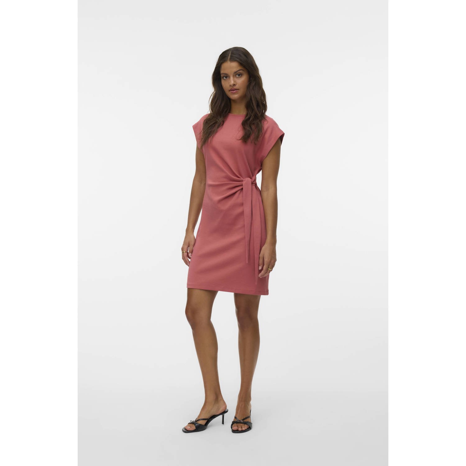 VERO MODA zomerjurk roodbruin